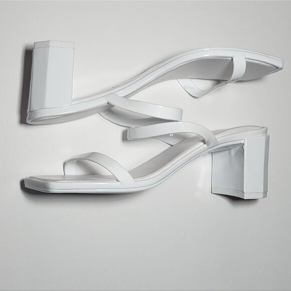 Jeffrey Campbell Jam 3 Jelly White Slide Sandals - Picture 4 of 6